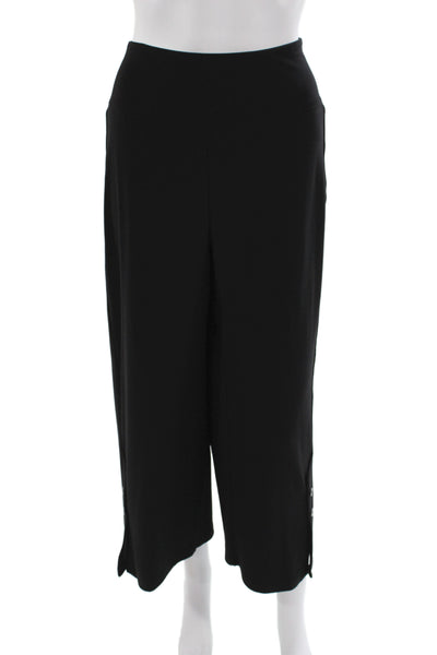Sympli Womens Cropped Black Pants Size 18