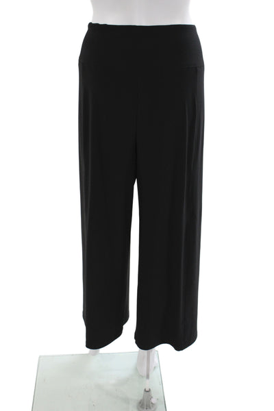 Sympli Womens Cropped Black Pants Size 18