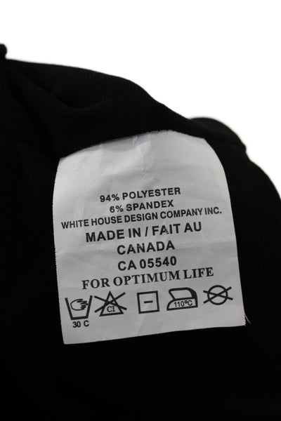 Sympli Womens Cropped Black Pants Size 18