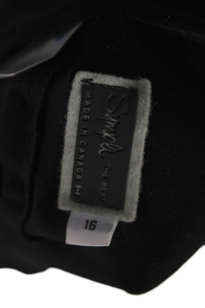 Sympli Womens Harem Pants Black Pull On 25in Inseam Size 16