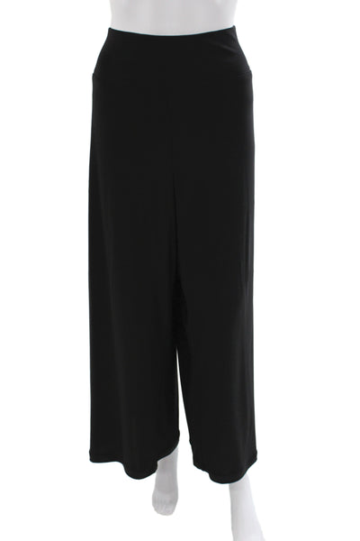 Sympli Women Cropped Pull On Black Pants Size 18