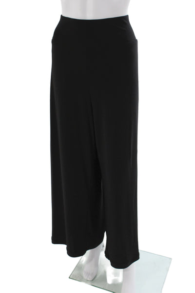 Sympli Women Cropped Pull On Black Pants Size 18
