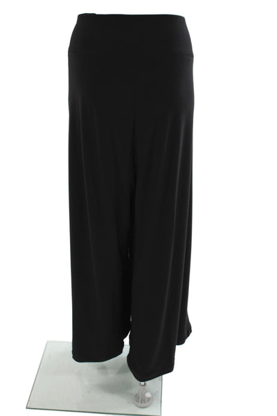 Sympli Women Cropped Pull On Black Pants Size 18