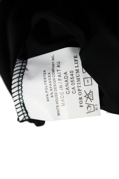 Sympli Women Tank Dress Black Scoop Neck Sleeveless Size 16