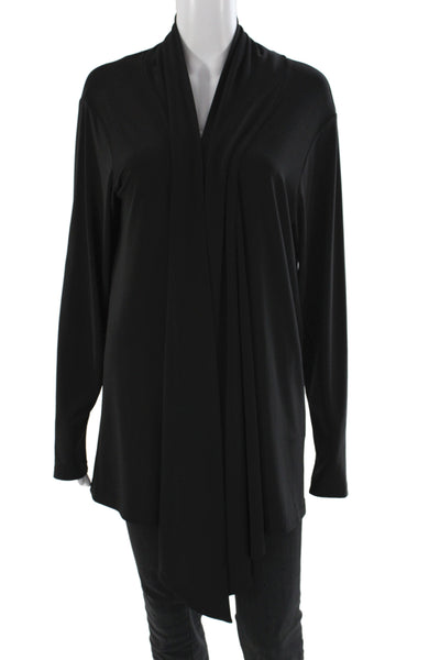 Sympli Women Cardigan Black Cowl Neck Long Sleeve Size 18 Plus