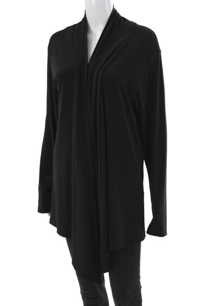 Sympli Women Cardigan Black Cowl Neck Long Sleeve Size 18 Plus