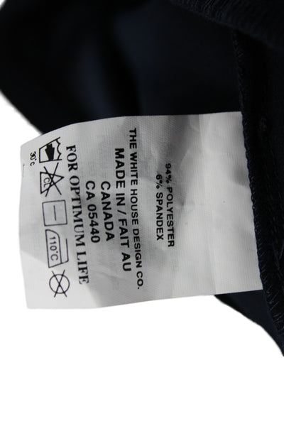 Sympli Women Ankle Pants Black Solid Casual Size 14