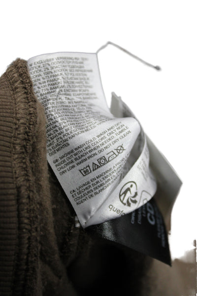 The North Face Mens Brown Pullover Hoodie Sweater Outdoor Drawstring Size S