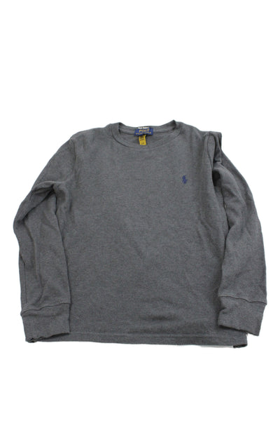 Polo Ralph Lauren Childrens Boys Long Sleeves Sweater Grey Size 10-12