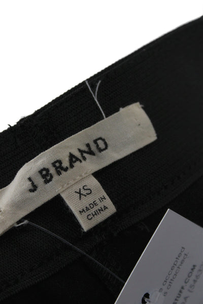 J Brand Womens Cropped Leggings Black 87% Nylon Size XS