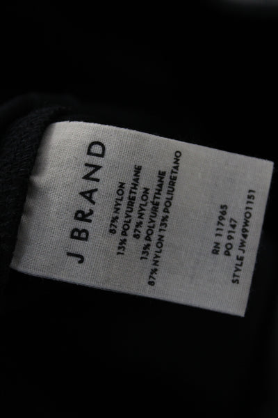 J Brand Womens Cropped Leggings Black 87% Nylon Size XS