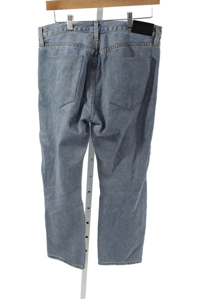 Goldsign Mens Straight Jeans Blue Cotton High Rise Size 29