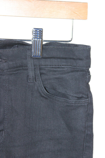 J Brand Womens High Rise Skinny Black Jeans Size 27