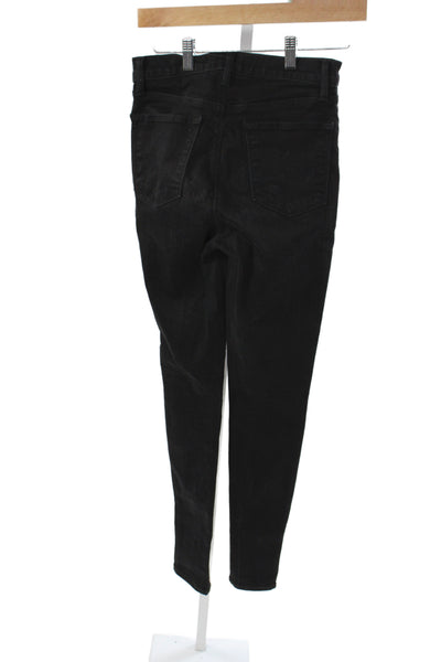 J Brand Womens High Rise Skinny Black Jeans Size 27