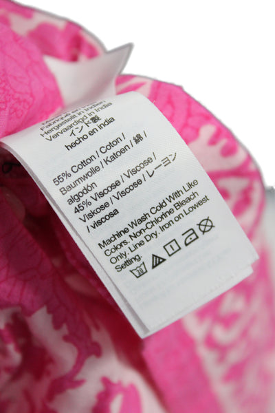 J Crew Womens Pink Floral Square Neck Sleeveless Camisole Size M