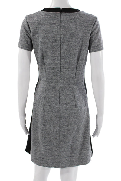 Madewell Womens Fit & Flare Black Cotton Knee Length Dress Size 4