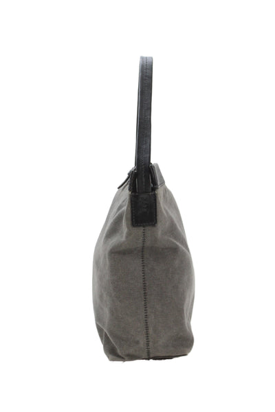 Henry Cuir Womens Leather Trim Tote Shoulder Handbag Black