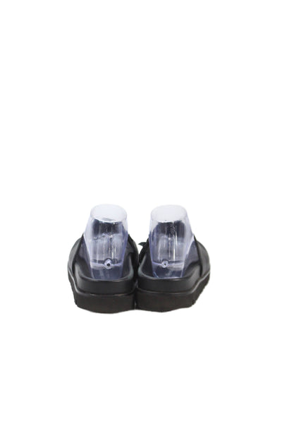 Patrizia Bonfanti Womens Leather Slide On Casual Sandals Black Size 38 8