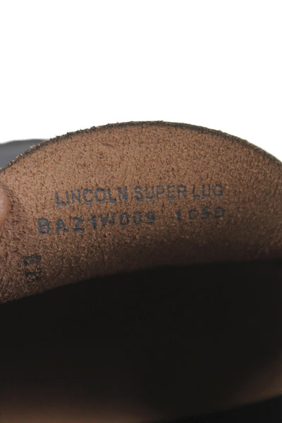 Weejuns Mens Leather Slip On Loafers Black Size 9