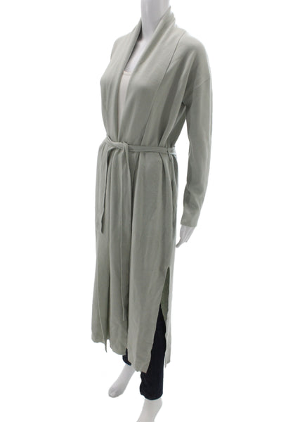 Elie Tahari Women Green V-Neck Long Sleeve Solid Cardigan Size XS