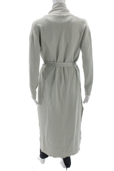 Elie Tahari Women Green V-Neck Long Sleeve Solid Cardigan Size XS