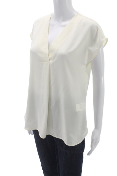 Art. 365 Marella Women Basic Ivory V-Neck Sleeveless Blouse Polyester Size 4