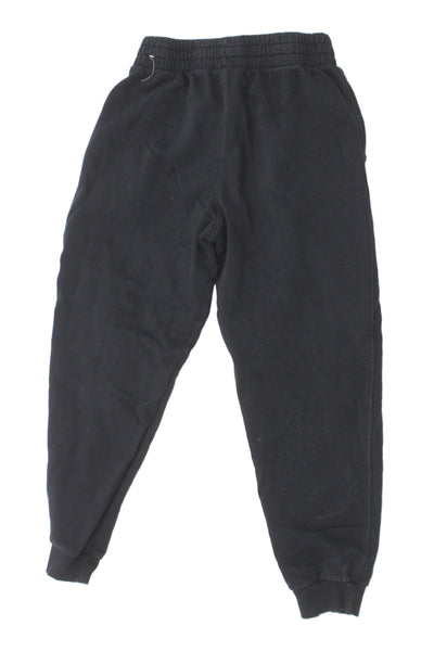 Nike Boys Cotton Blend Elastic Waist Sweatpants Black Size L
