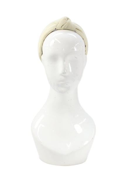 Lele Sadoughi Womens Twist Knot Headband White