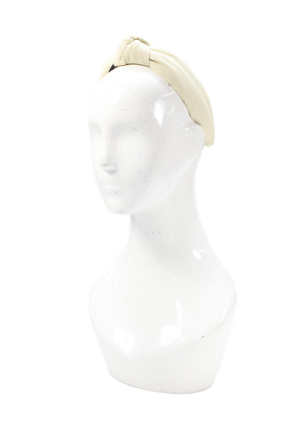 Lele Sadoughi Womens Twist Knot Headband White