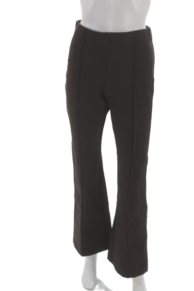 BR Women Brown Dress Pants Pull On Viscose Classic Size S