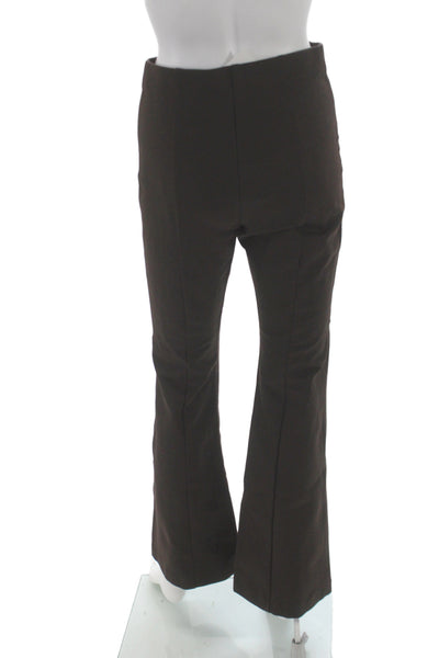 BR Women Brown Dress Pants Pull On Viscose Classic Size S