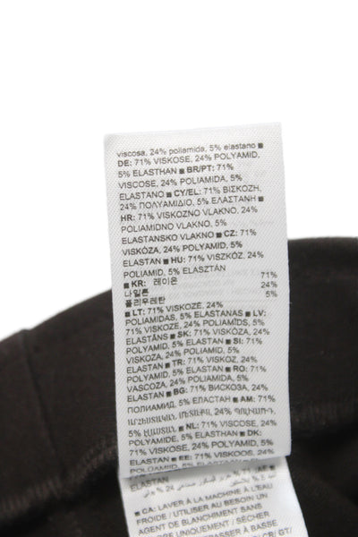 BR Women Brown Dress Pants Pull On Viscose Classic Size S