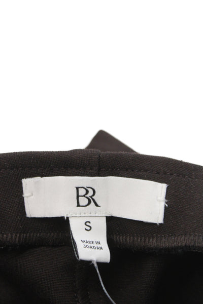 BR Women Brown Dress Pants Pull On Viscose Classic Size S