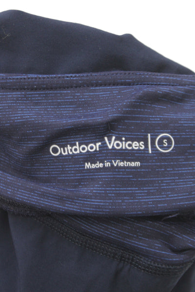 Outdoor Voices Women Athletic Blue Mini Skort Size S
