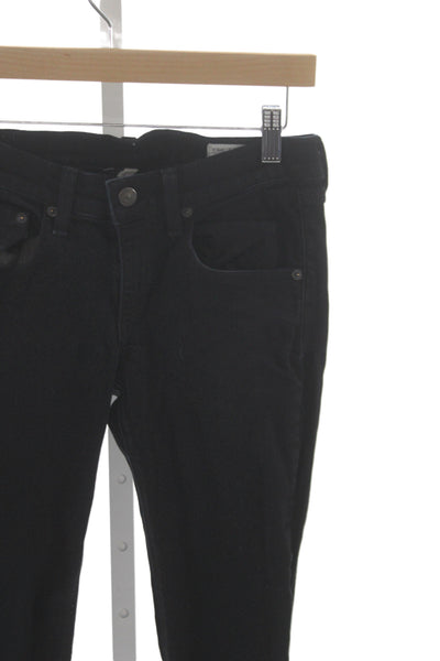 Rag & Bone Jean Womens Skinny Black Jeans Size 25