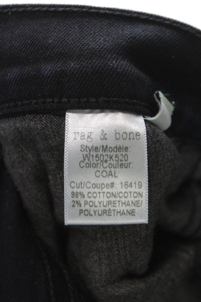 Rag & Bone Jean Womens Skinny Black Jeans Size 25