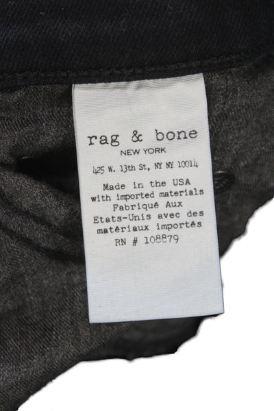 Rag & Bone Jean Womens Skinny Black Jeans Size 25