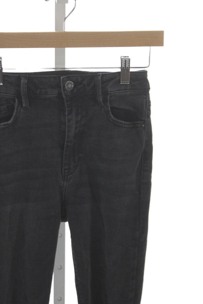 Hidden Womens Skinny Jeans Black Cotton Mid Rise Size 26