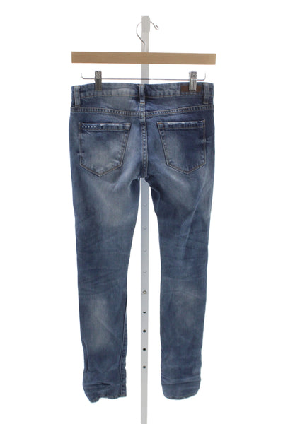 BLANKNYC Women Skinny Jeans Blue Mid Rise Cotton Size 25