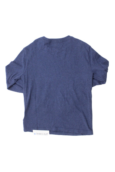 Polo Ralph Lauren Childrens Boys Long Sleeves Sweater Blue Cotton Size 10-12