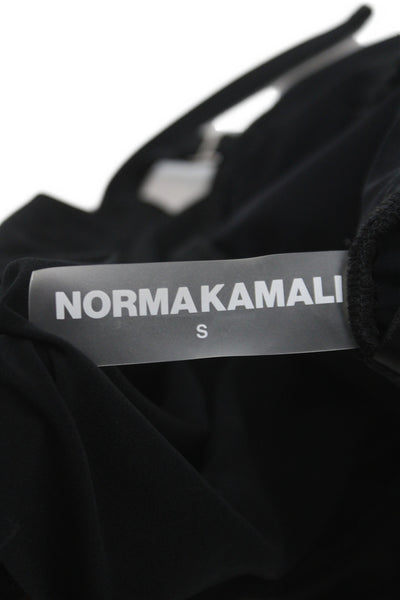 Norma Kamali Womens One Piece Swimsuit Black Size S