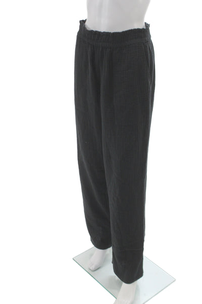 Rails Womens Black Cotton Jogger Pants Size S