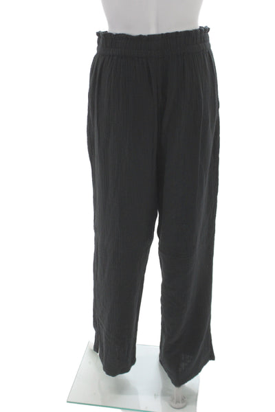 Rails Womens Black Cotton Jogger Pants Size S