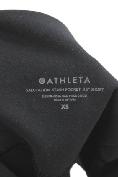 Athleta Womens Athletic Black Shorts Size XS