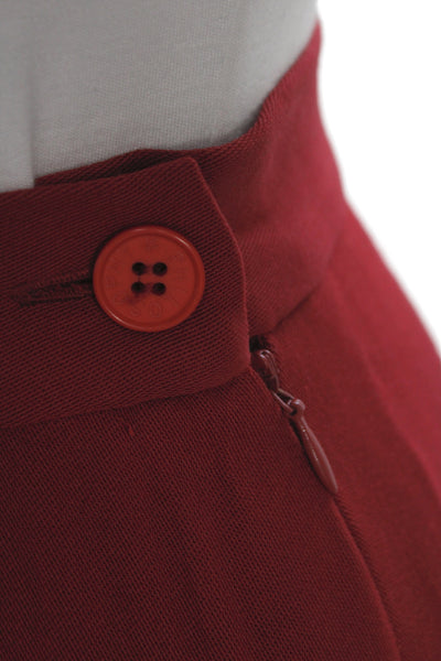 Philosophy di Alberta Ferretti Women Straight Pencil Skirt Red Size 10