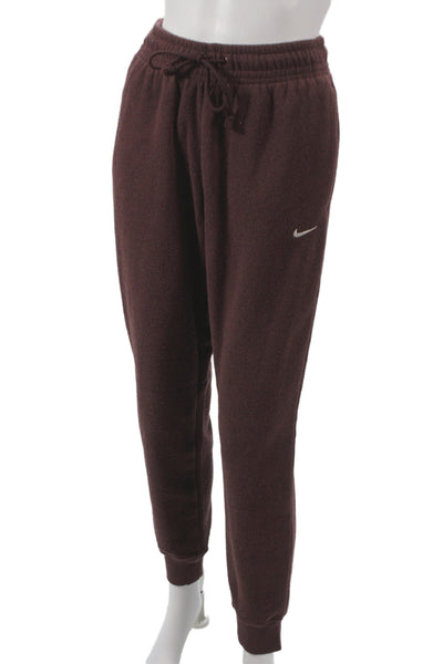 Nike Womens Brown Jogger Pants Drawstring Athleisure Size XS