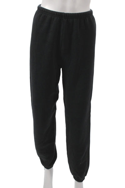 Skims Unisex Adults Black Sweatpants 70% Cotton Pull On Size 2XS