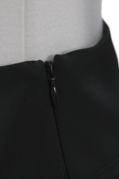Adidas Women Mini Skirt Black 100% Recycled Polyester Zip Athleisure Size 2