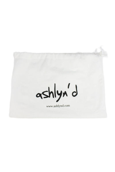 Ashlyn D Womens Marble Faux Pearl Detail Clutch Bag White
