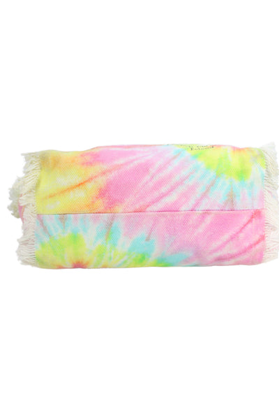 MC2 Saint Barth Womens Tie Dye Top Handle Handbag Multicolor